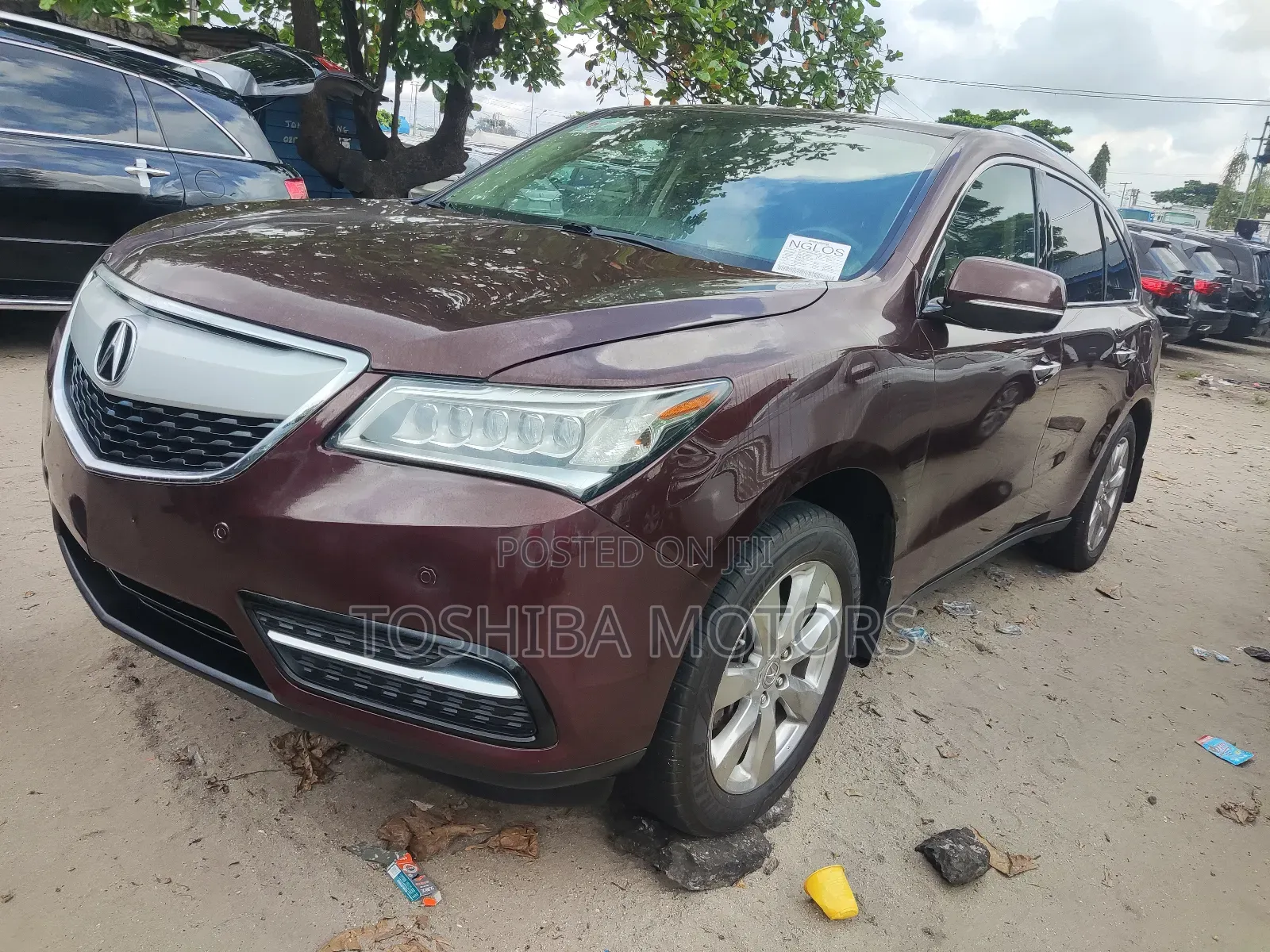 Acura MDX SH 4dr SUV AWD (3.5L 6cyl 9A) 2016 Red