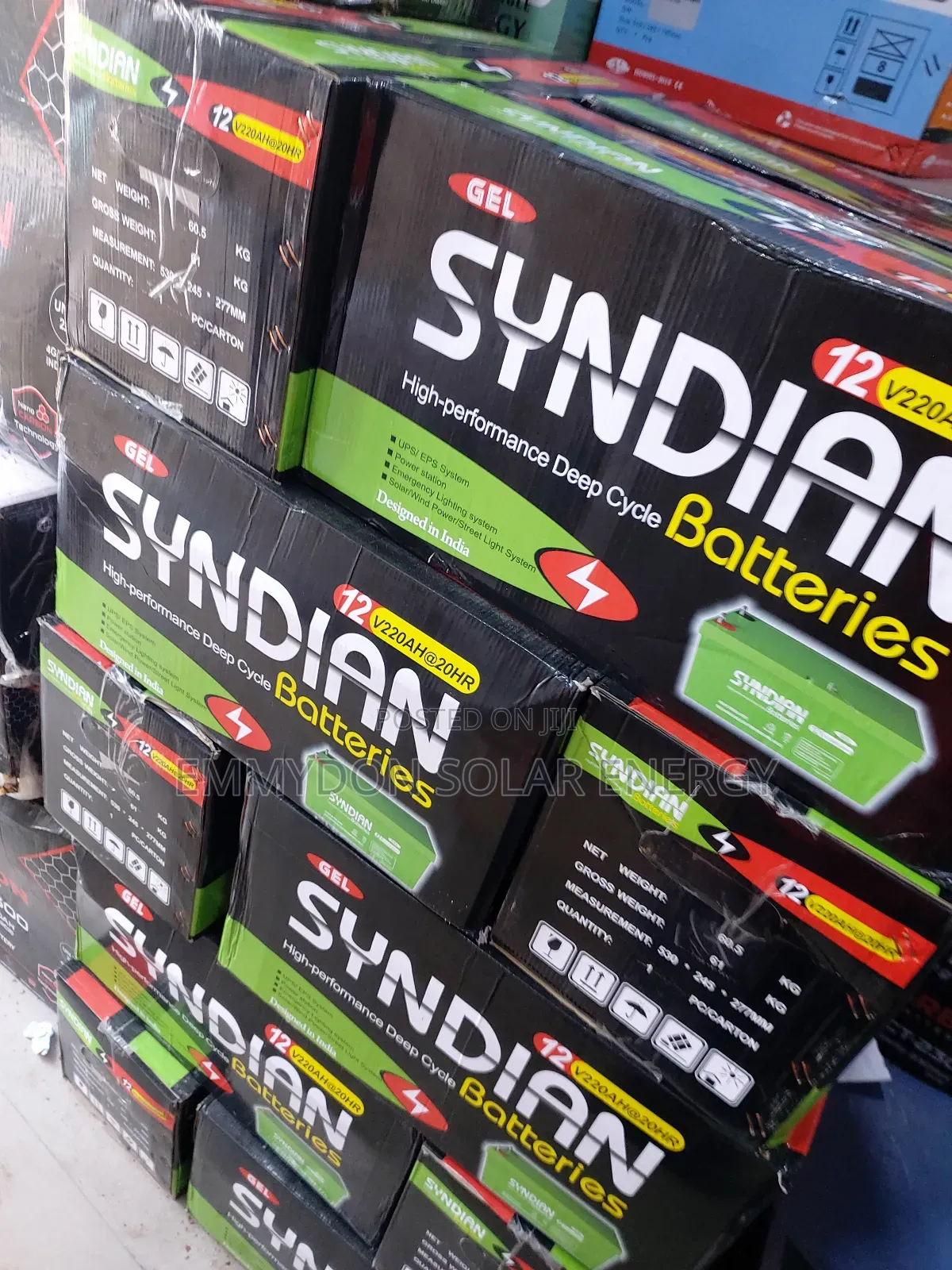 Original Syndian Deep Cycle Battery 220ah 12V