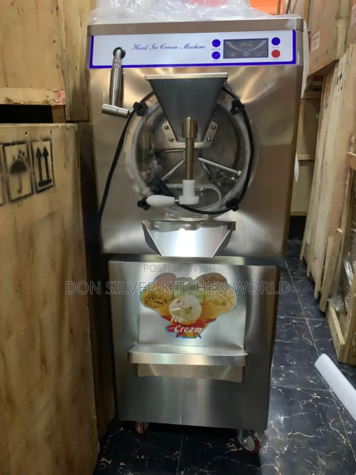 Standing Hard Ice Cream