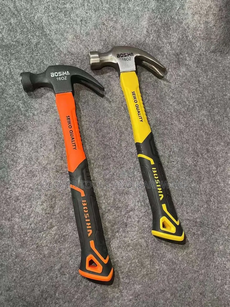 Bosiha Claw Hammer With Fiberglass Professional, Steel Head