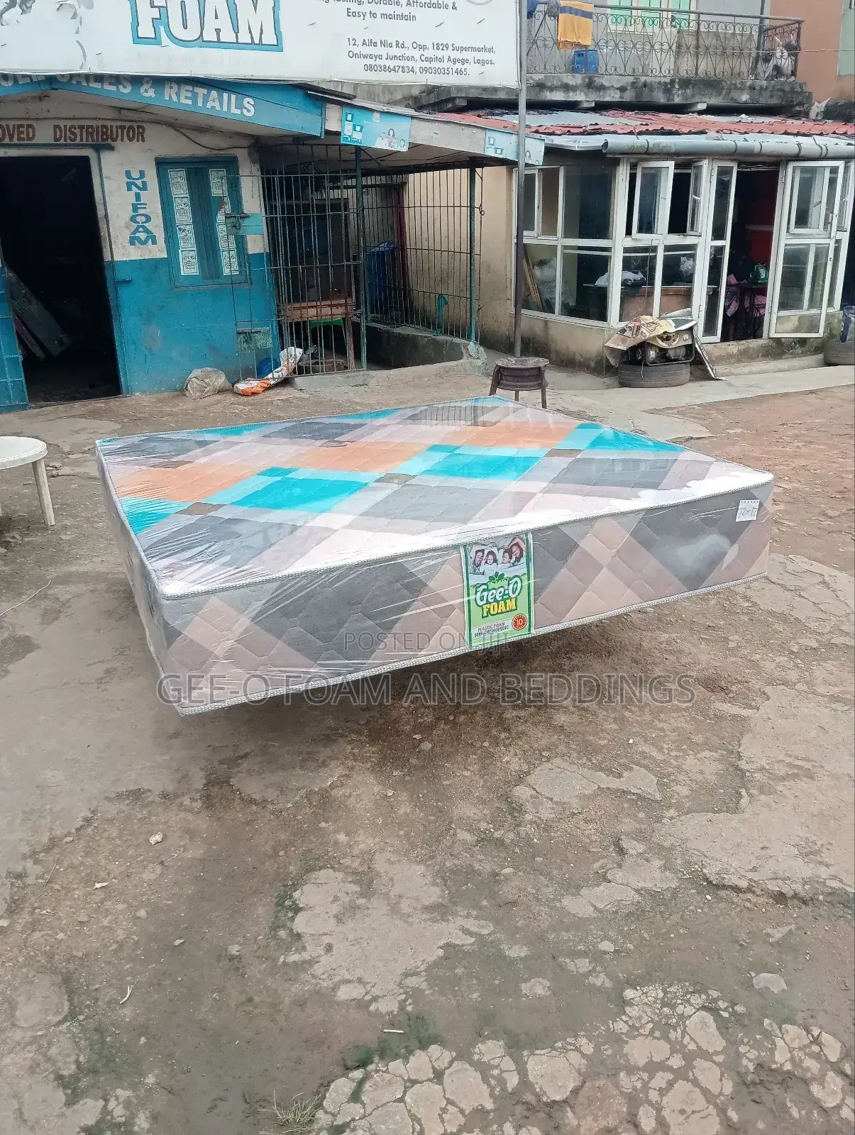 6x6 12 Inches Mattress (Orthopaedic Standard)