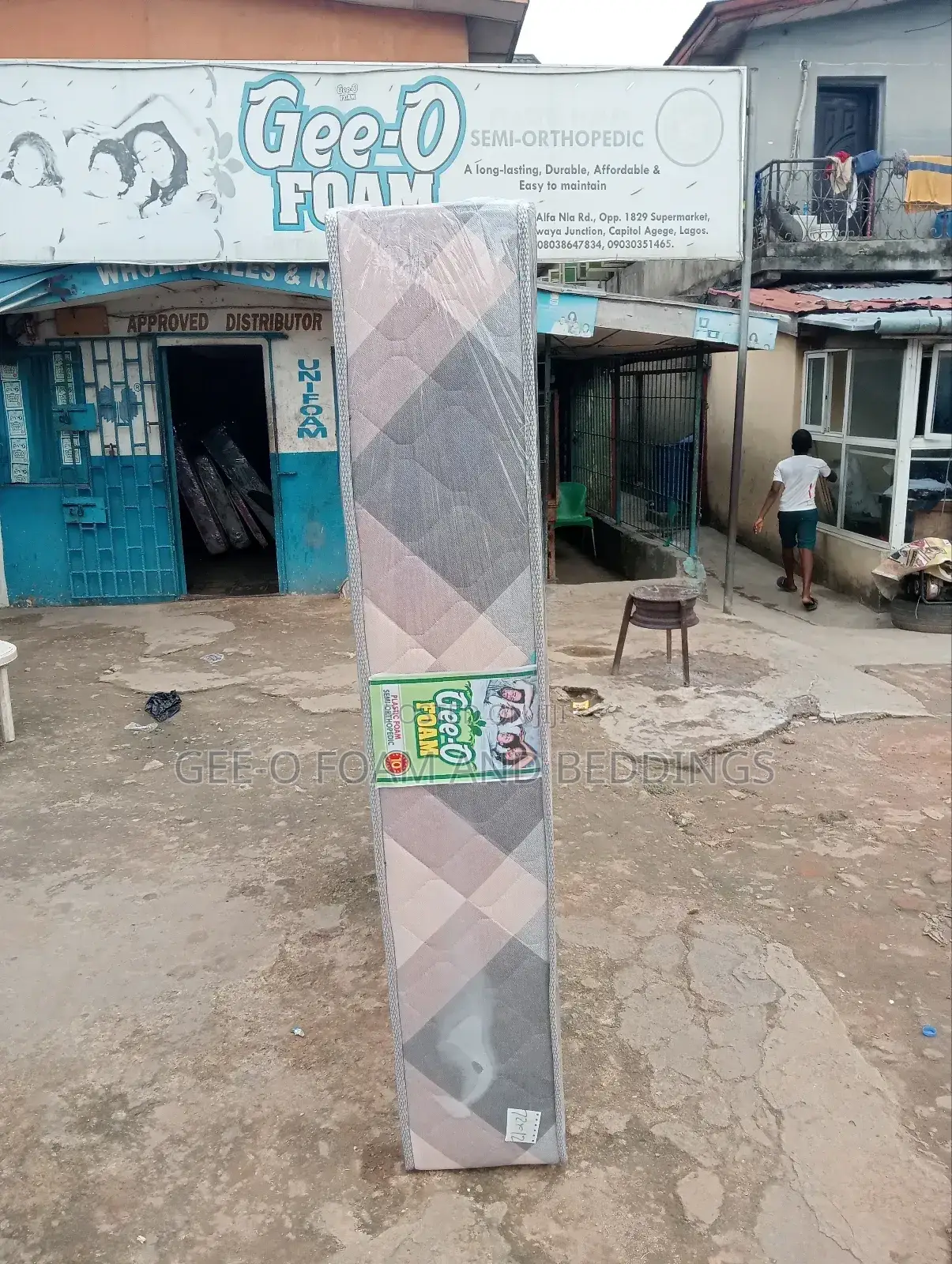 6x6 12 Inches Mattress (Orthopaedic Standard)