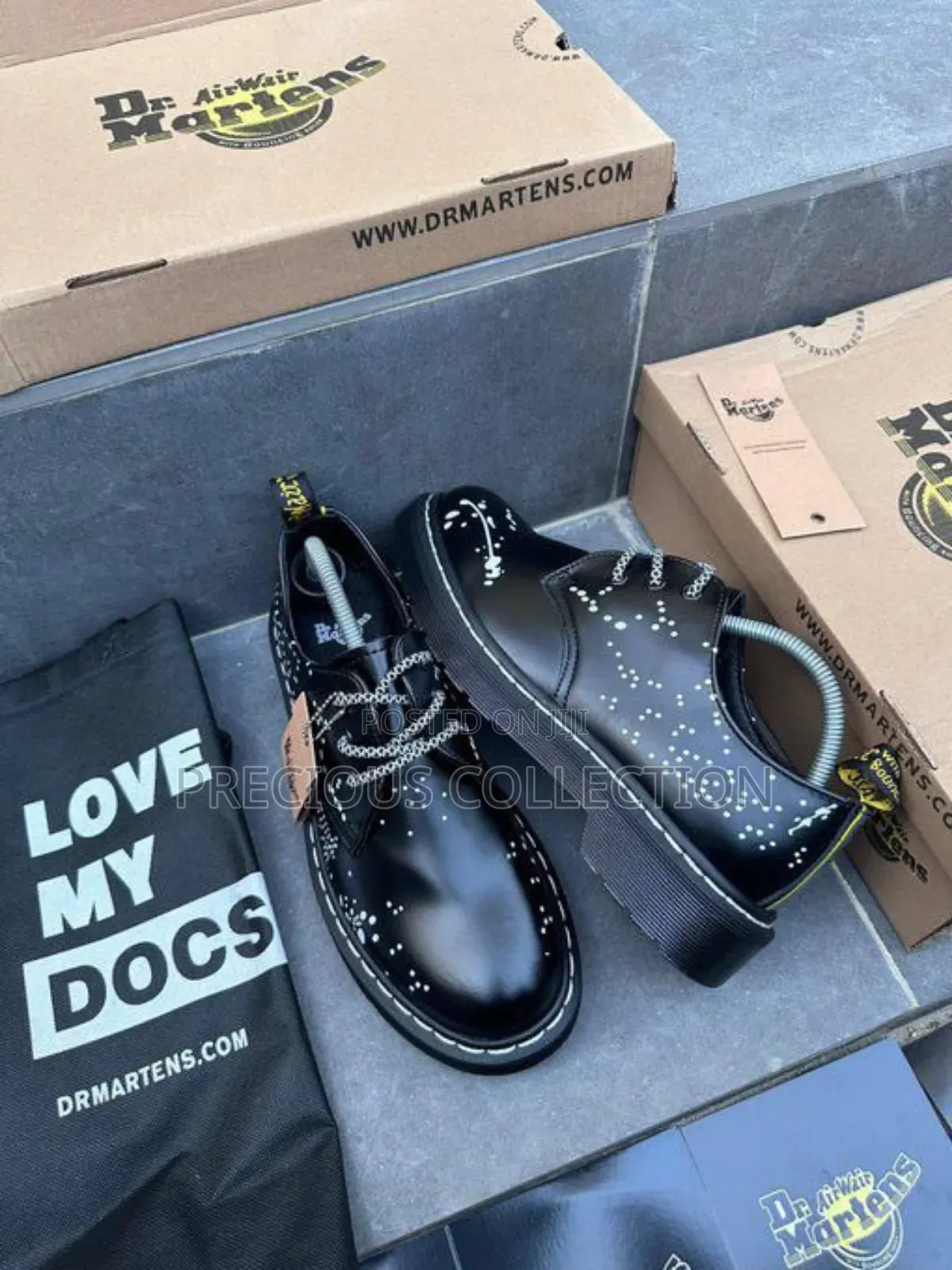 Dr Martens White Lace Shoes