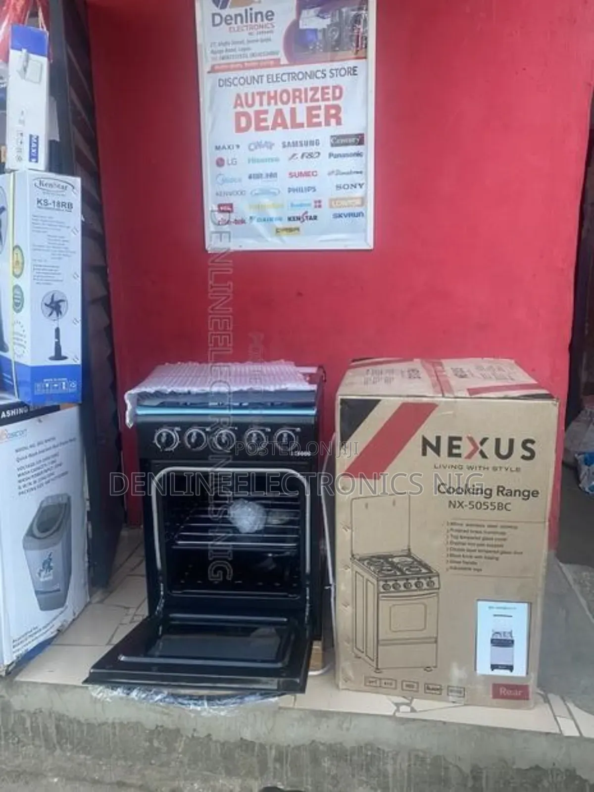 Nexus 50 by 50 3burners 1electric Oven Standing Gas Cooker