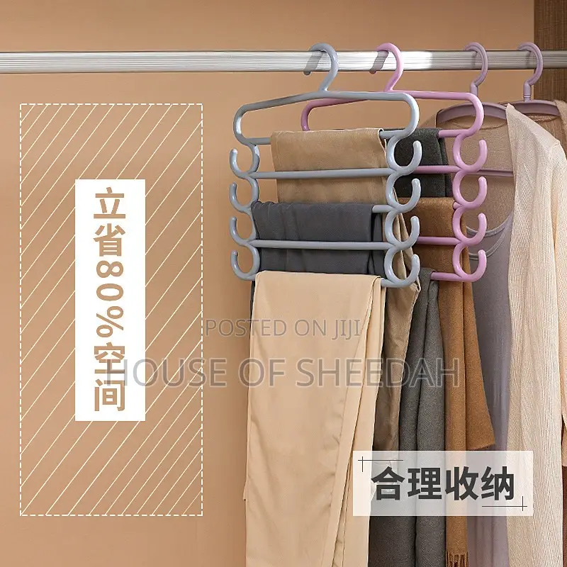 6pcs Household Saving Space Multifunctional Hanger
