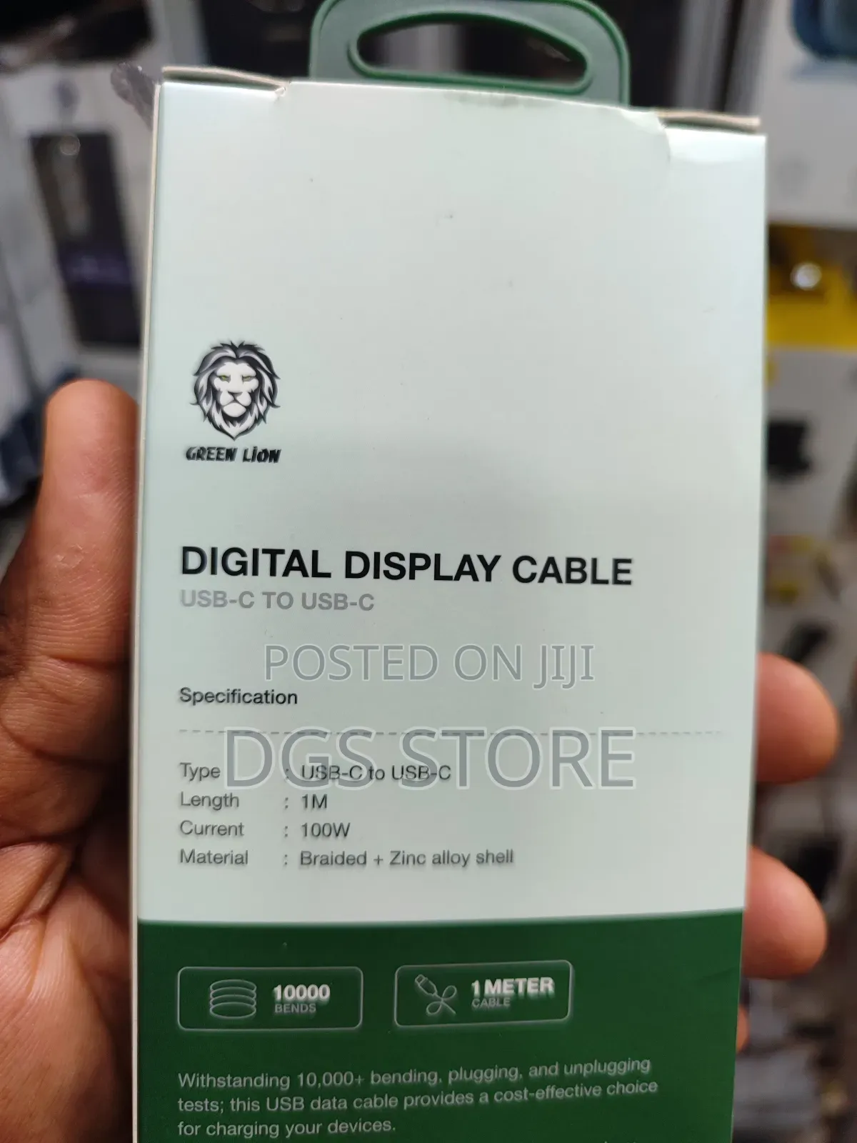 Green Lion Digital Display Cable Usb C to Usb C