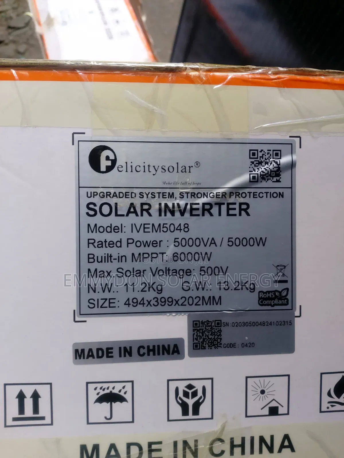 Original Felicity Inverter 5kva 48V IVEM