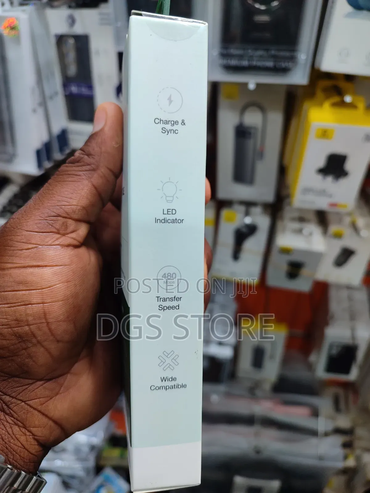 Green Lion Transparent Cable Usb C to Lightning