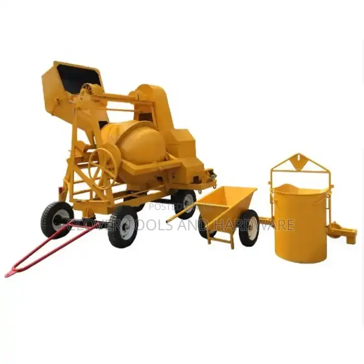 Self Load Concrete Mixer Cum Hoist And Wheel Barrow
