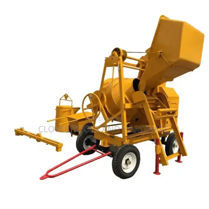 Self Load Concrete Mixer Cum Hoist And Wheel Barrow
