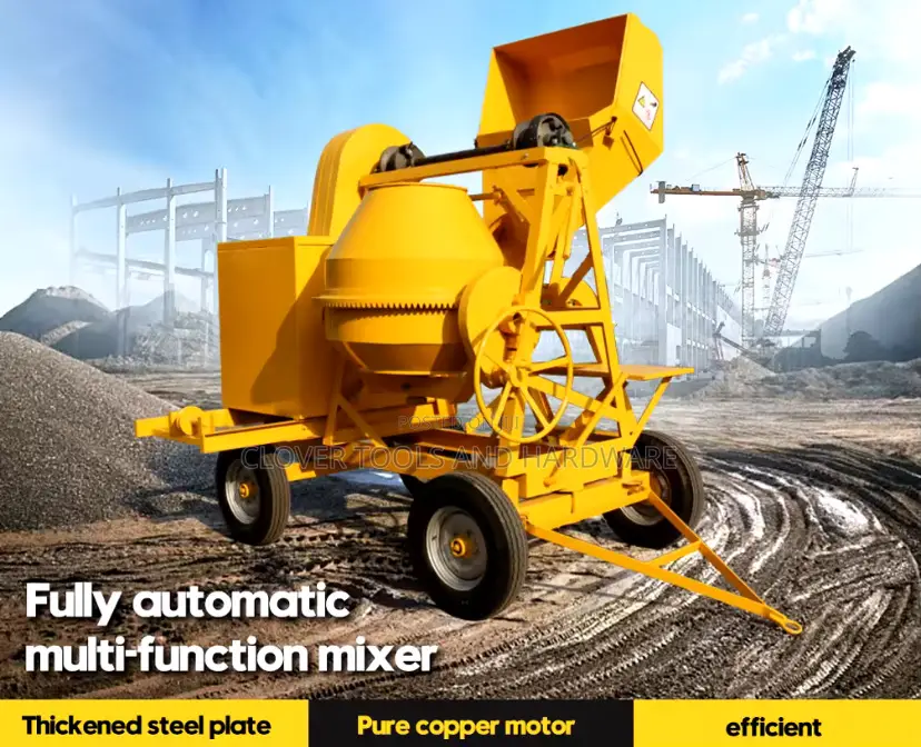 Self Load Concrete Mixer Cum Hoist And Wheel Barrow