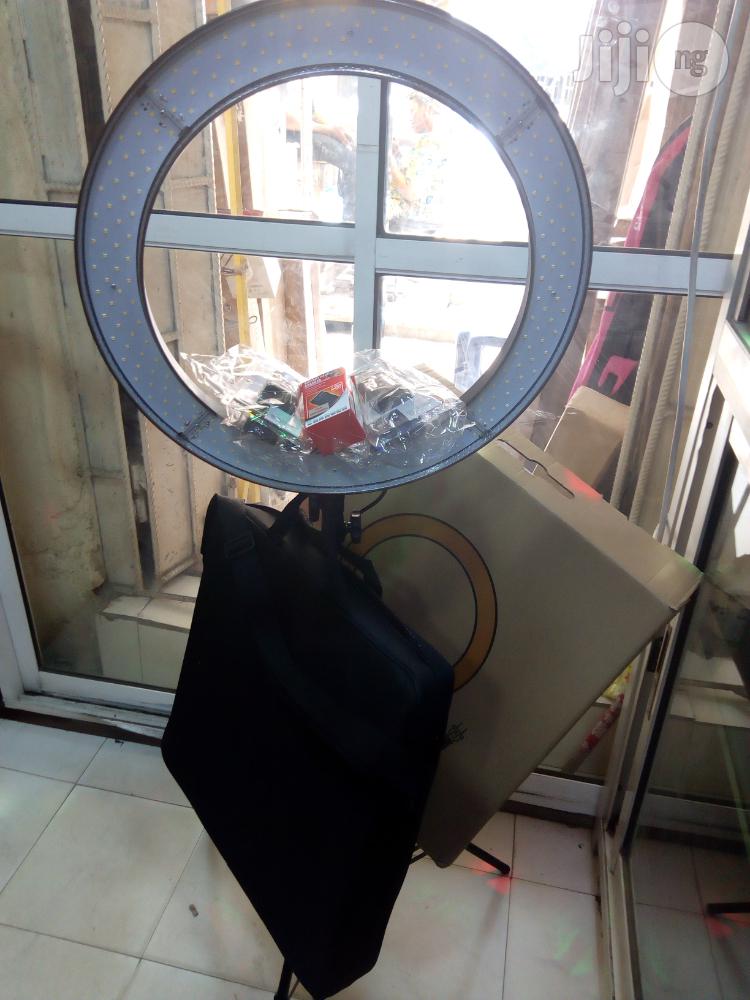 "18 Inches Ring Light With Stand, Battery and Charger
