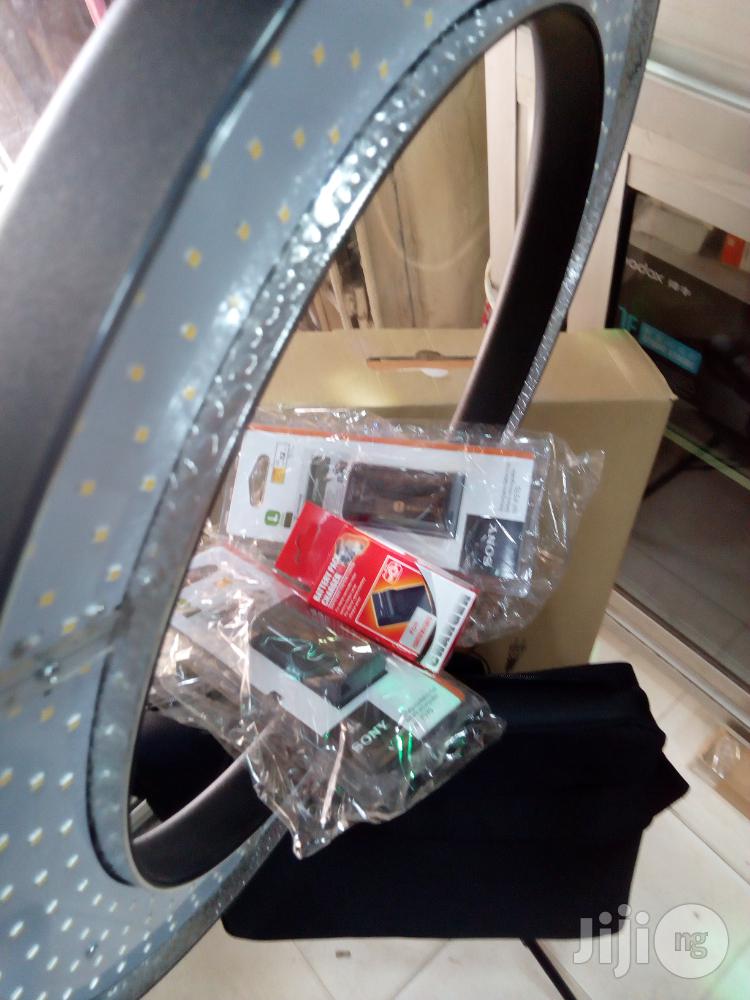 "18 Inches Ring Light With Stand, Battery and Charger