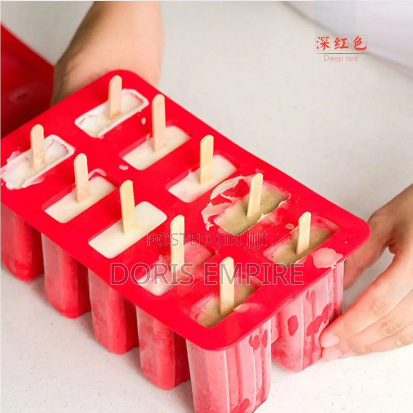 Popsicle Mold With Accessories 
10 Cavities 12 Cavities