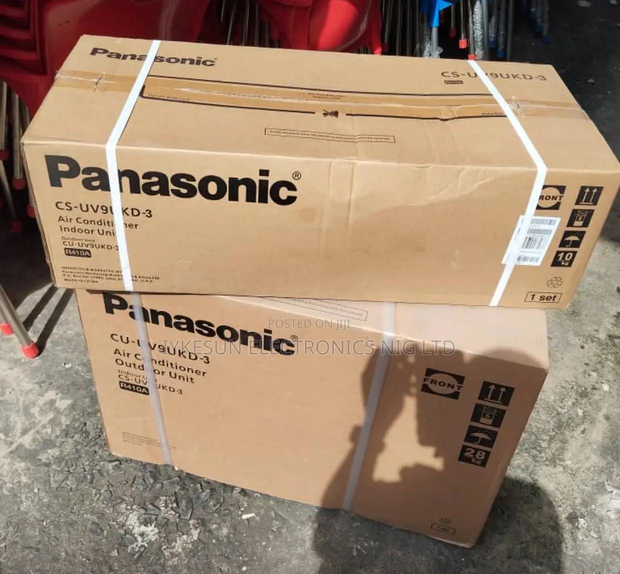 Original Panasonic 1 HP R410a Air Conditioner Split Unit