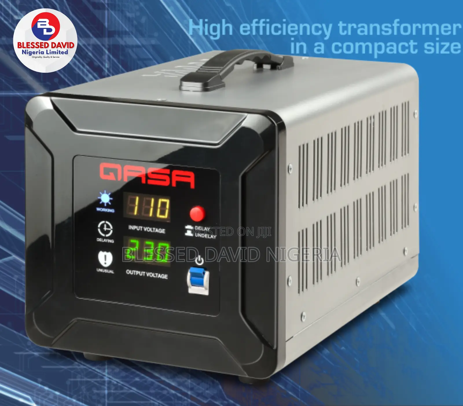 Qasa AVR-PRO 1000VA Digital Stabilizer