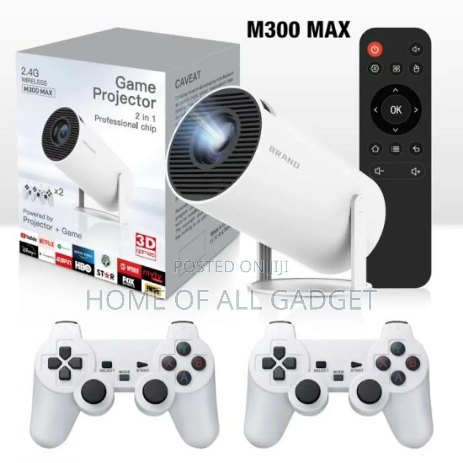Gaming Projector Capable of Netflix Chrome and Apple Store