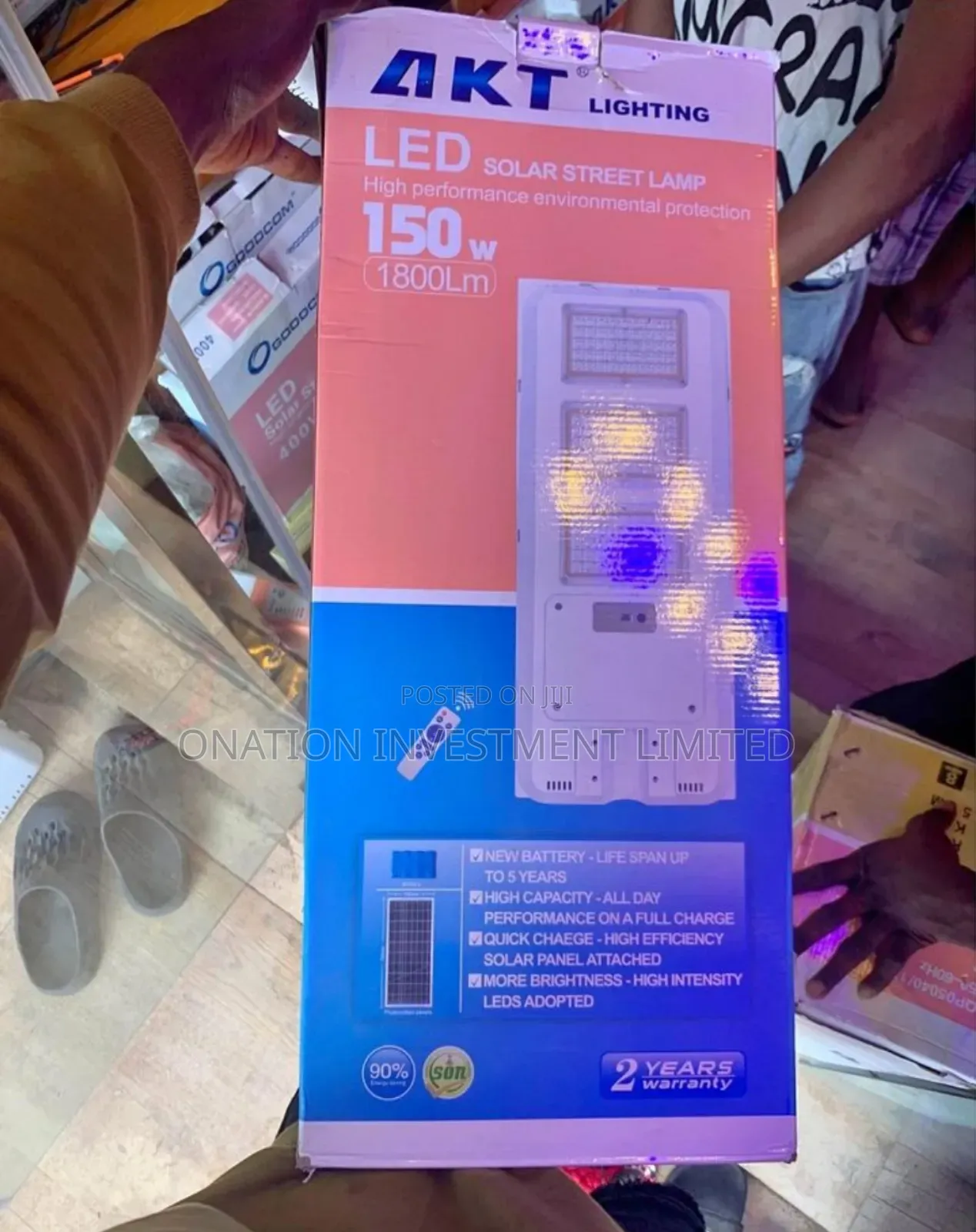 150w AKT Solar Street Light
