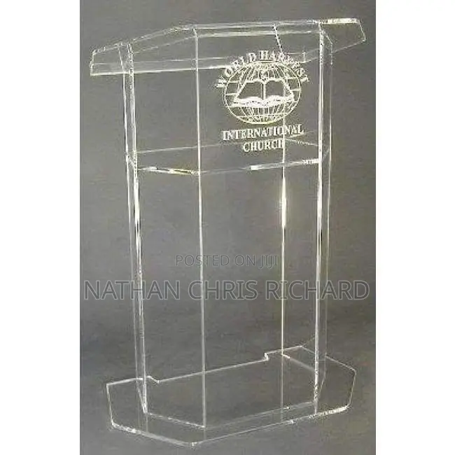 Unbreakable High Quality Acrylic Pulpit