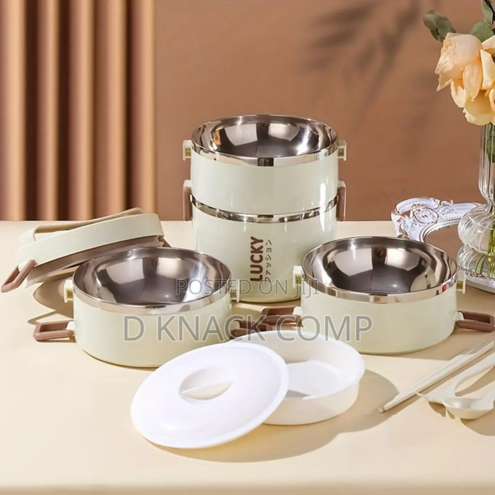 4layer Large Capacity Stainless Steel Lunch Box