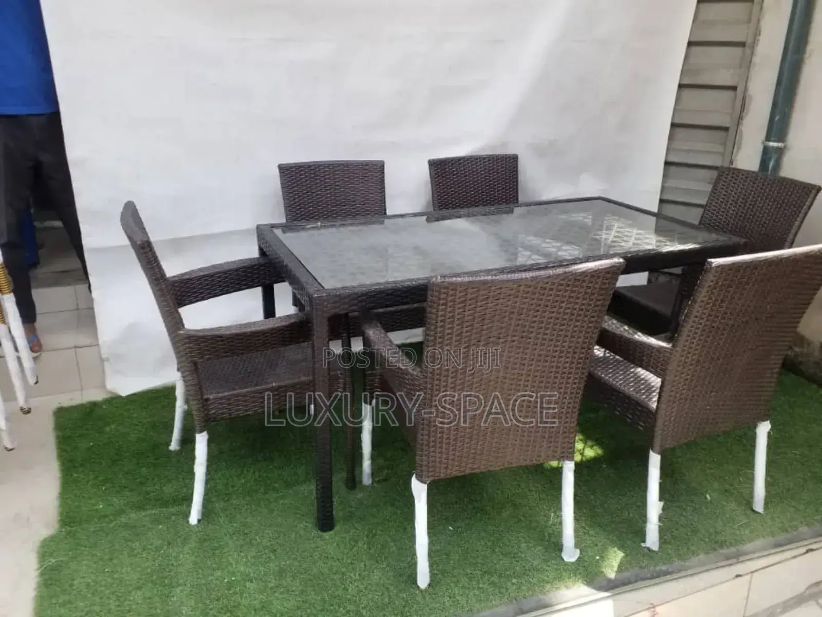 Outdoor Ratan Dining Set by 6