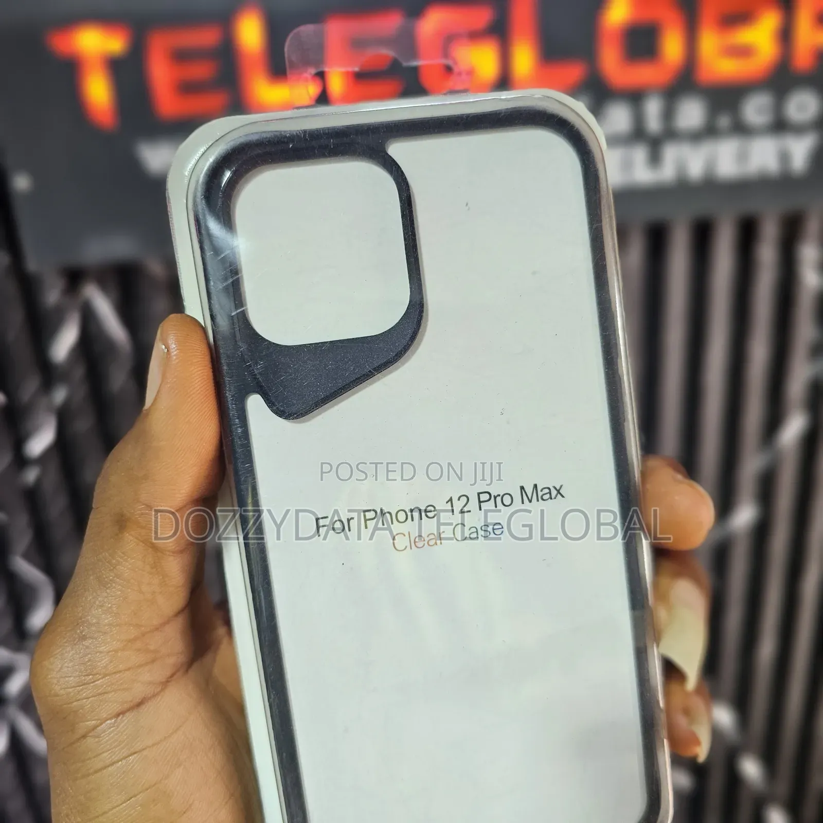 iPhone 12 Pro Max White Clear Case