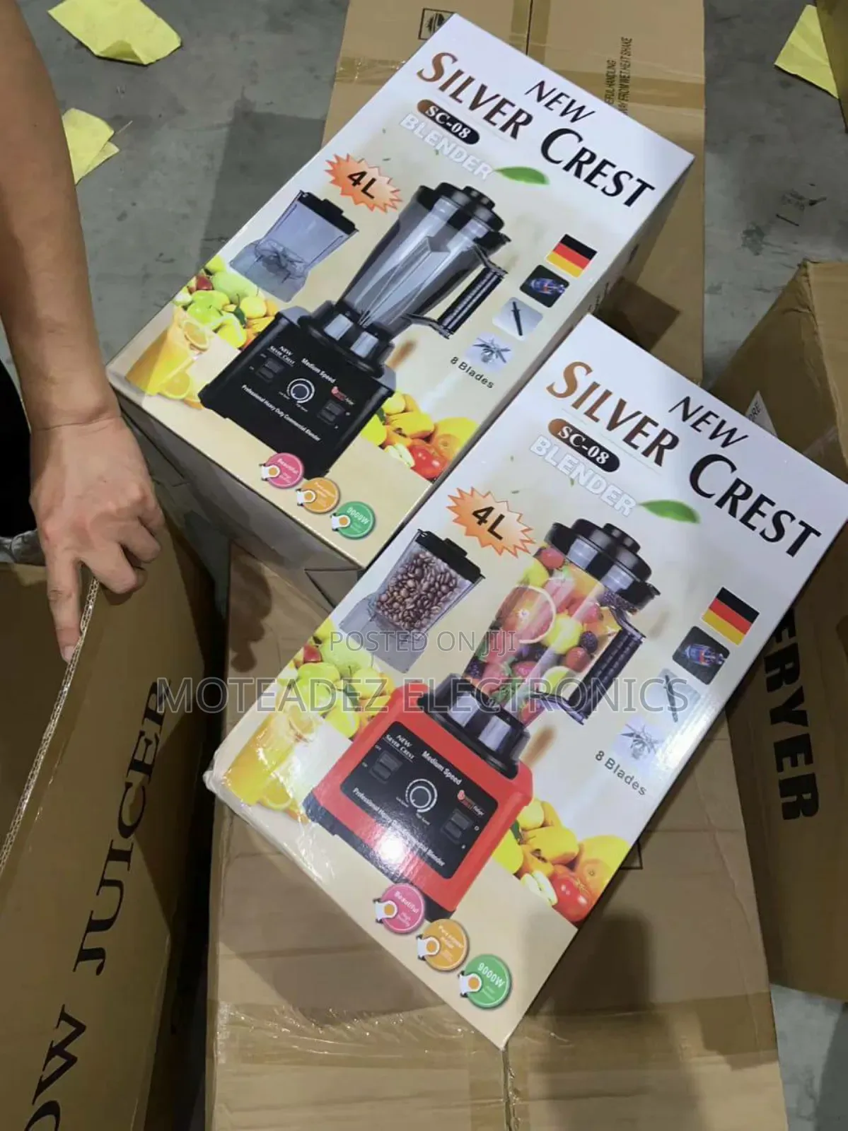 Silver Crest 9000w (4L) Copper Commercial Blender/Grinder