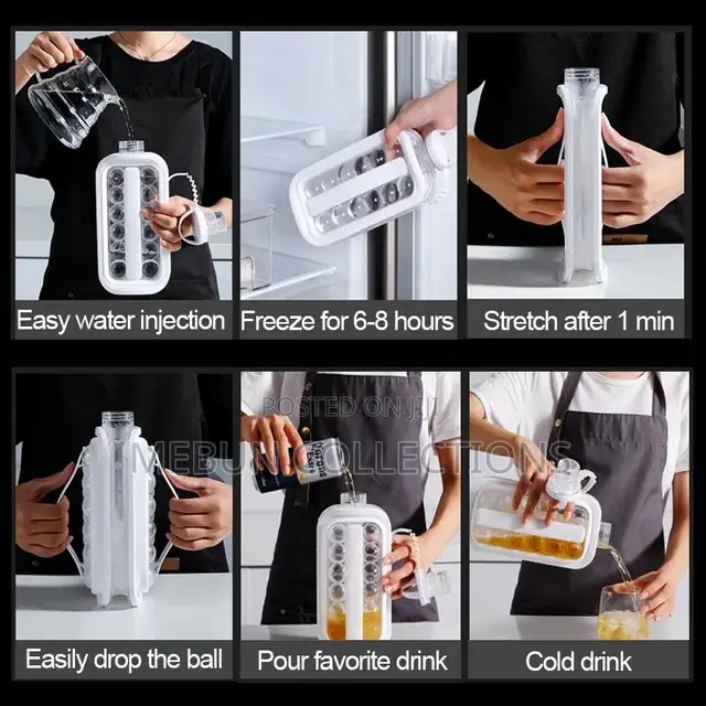 Ice Maker Mold Whiskey Ice Silicone Water Bottle