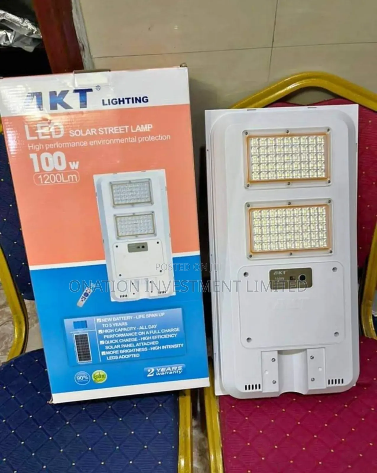 100w Akt Solar Street Light
