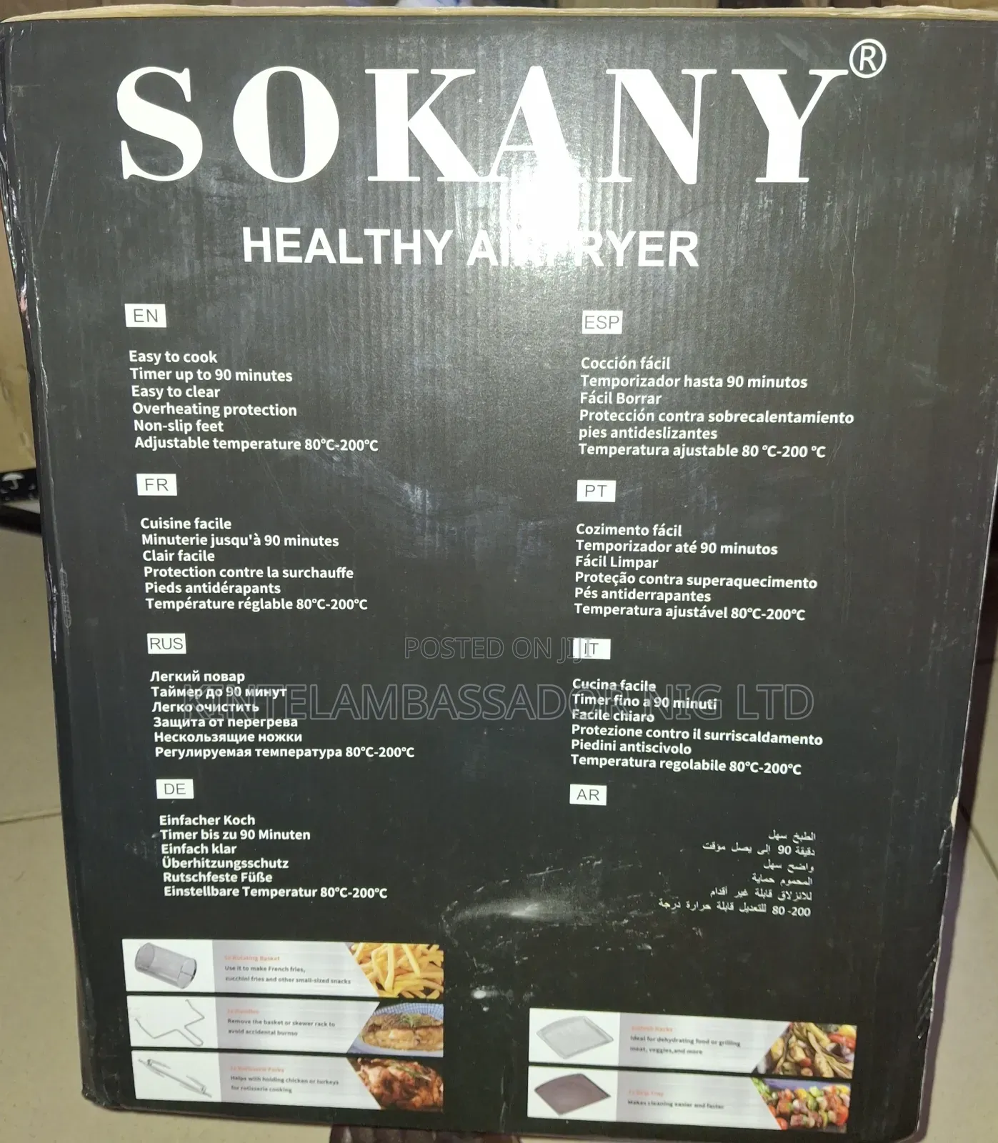 Sokany Healthy Airfryer