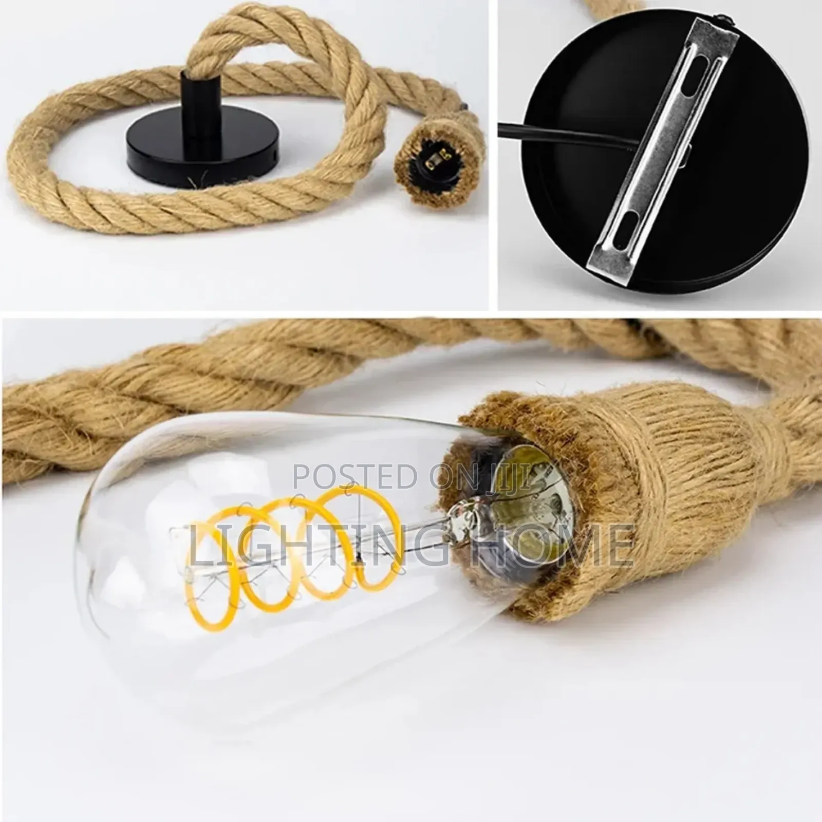Hemp Single Pendant