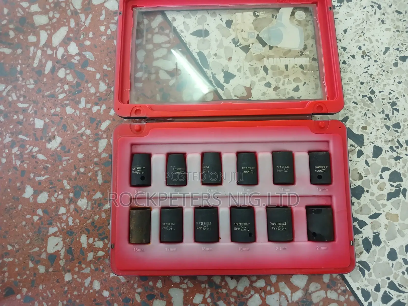 Powerbuilt 12 Pc 1/2" Drive Metric Impact Socket Set - 64236