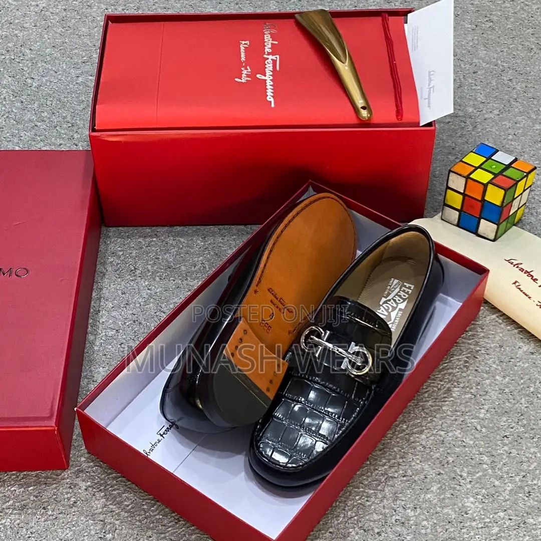 Original Italian Leather Feragamo Shoe