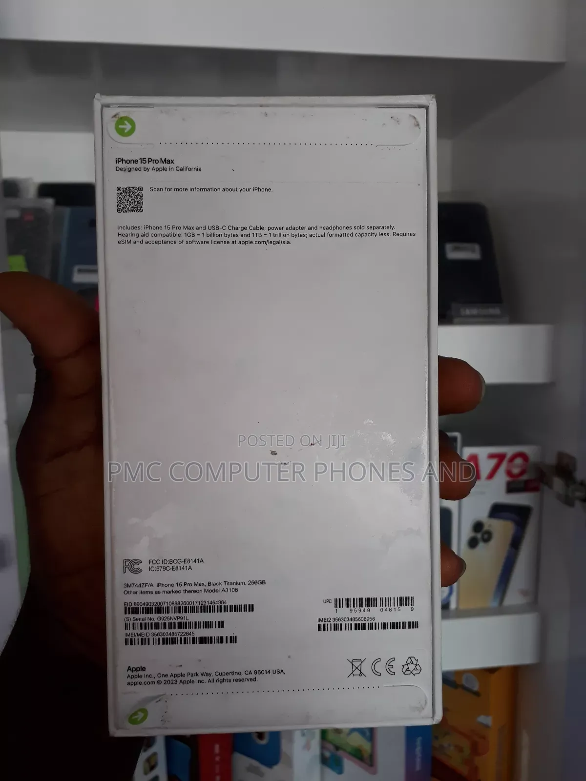 New Apple iPhone 15 Pro Max 256 GB Black