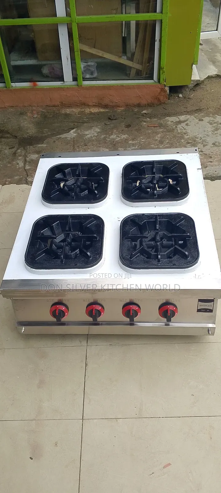 Four Burner Gas Cooker Without Oven