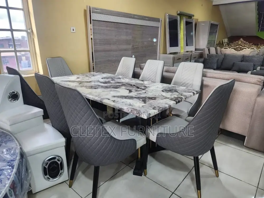 Imported Marble Top Dining by 8 Seaters