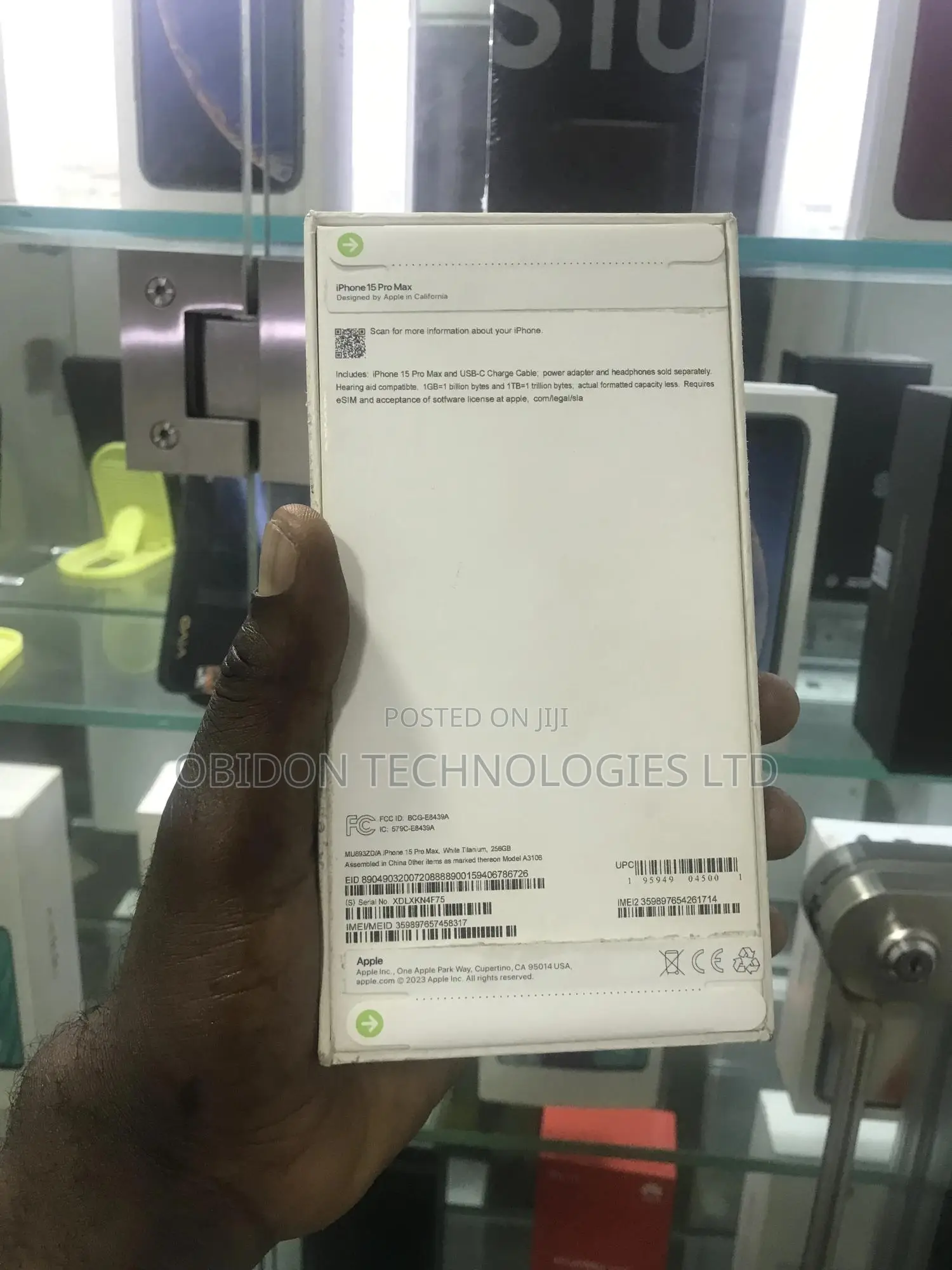 New Apple iPhone 15 Pro Max 256 GB White
