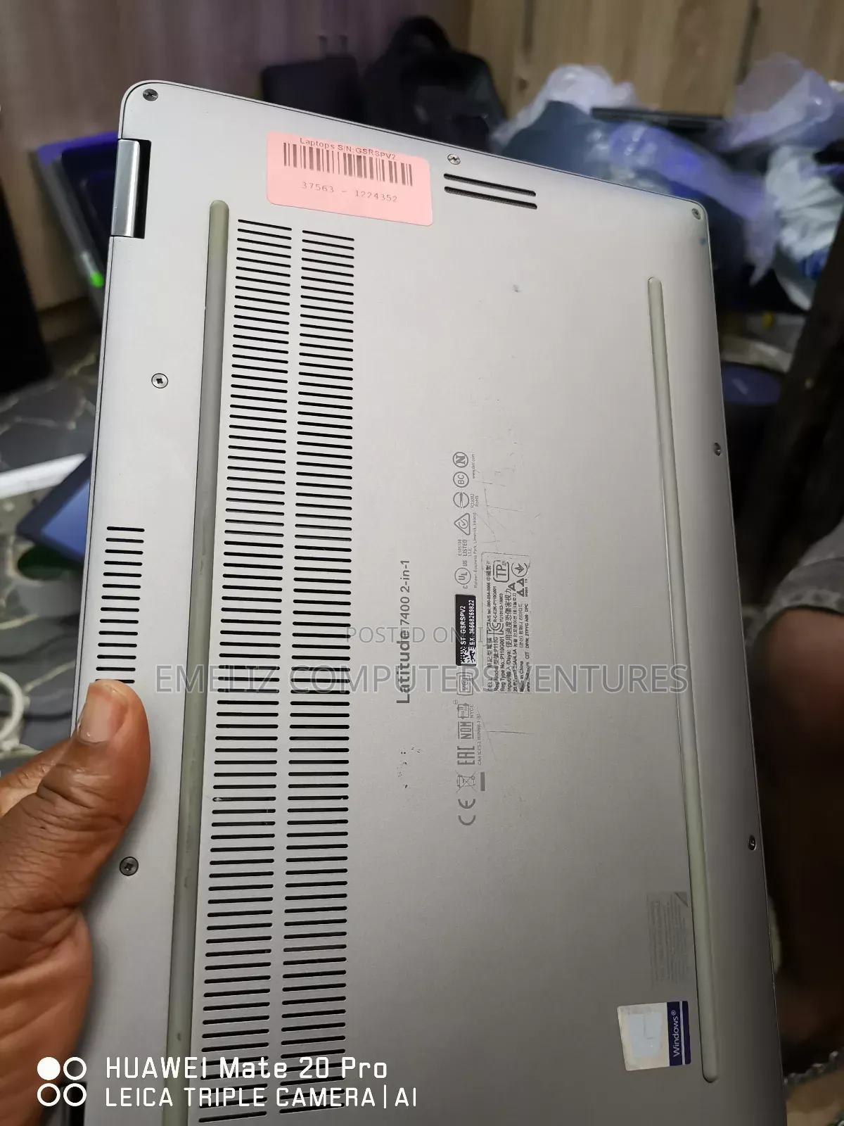 Laptop Dell Latitude 7400 8GB Intel Core I5 SSD 256GB