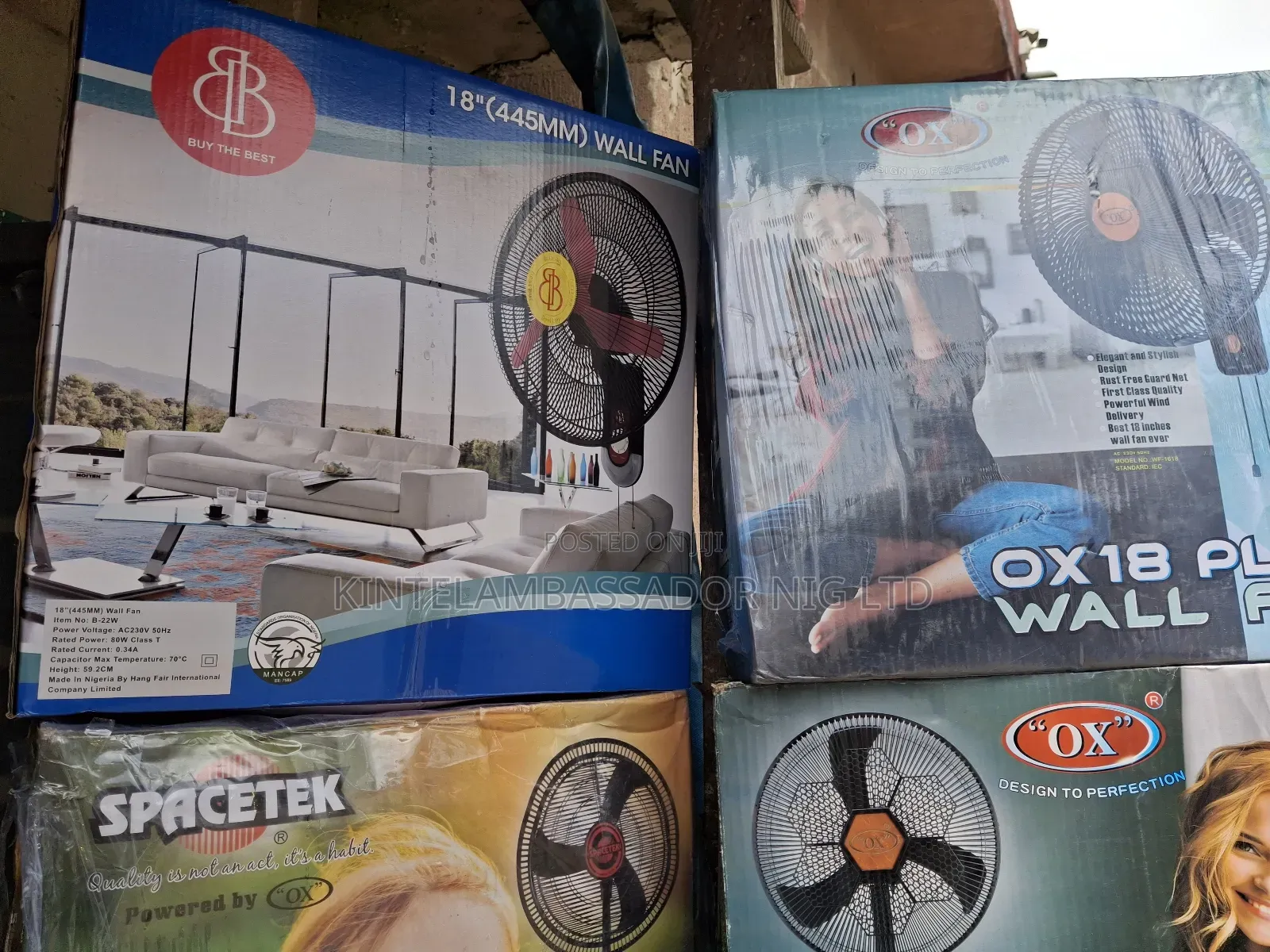OX 18 PLUS Wall Fan
