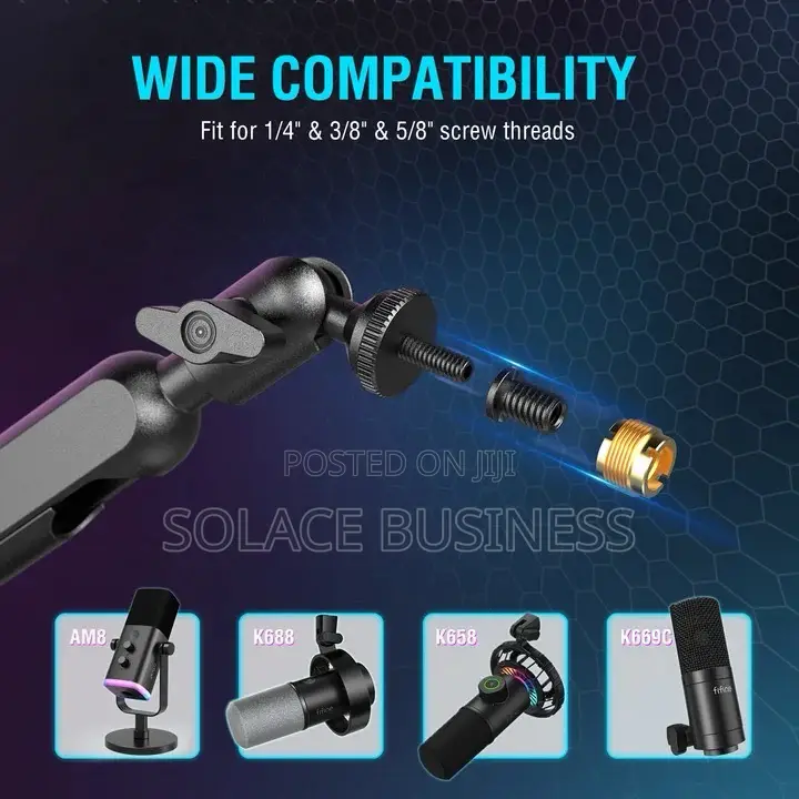 Fifine Bm88 Boom Arm for Shure Sm7b Am8