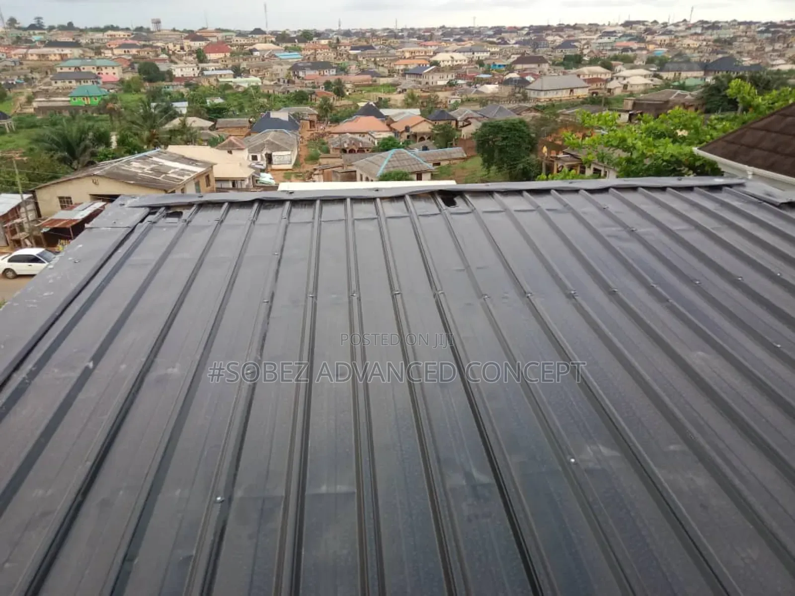 Classic Black Long Span Aluminum Roofing