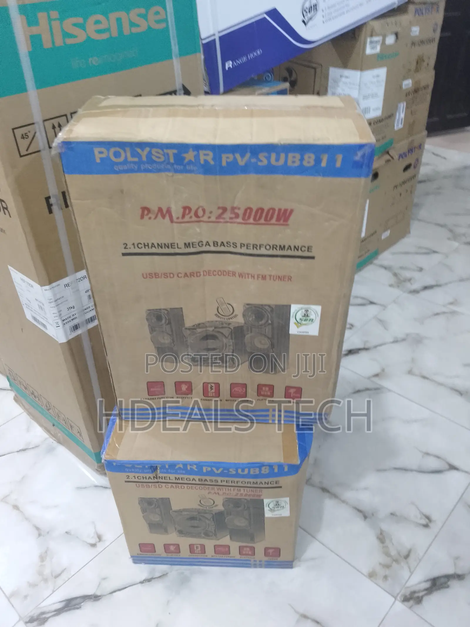 Polystar PV-SUB811 Mini Hi-Fi Bluetooth Sound System 
