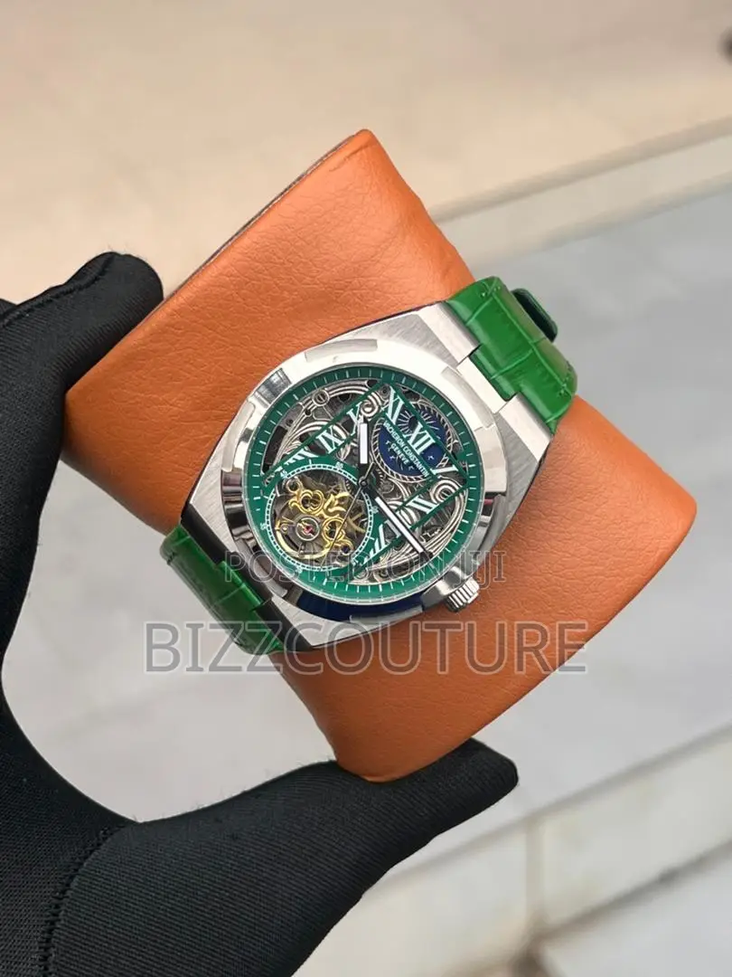 Vacheron Constantin Tourbillon Leather Skeletal Face Watch