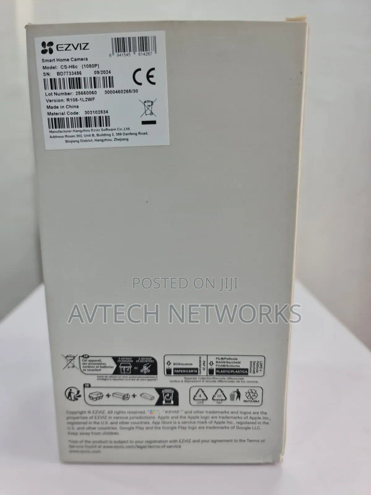Wireless Camera Ezviz (H6c) Pro 1080p