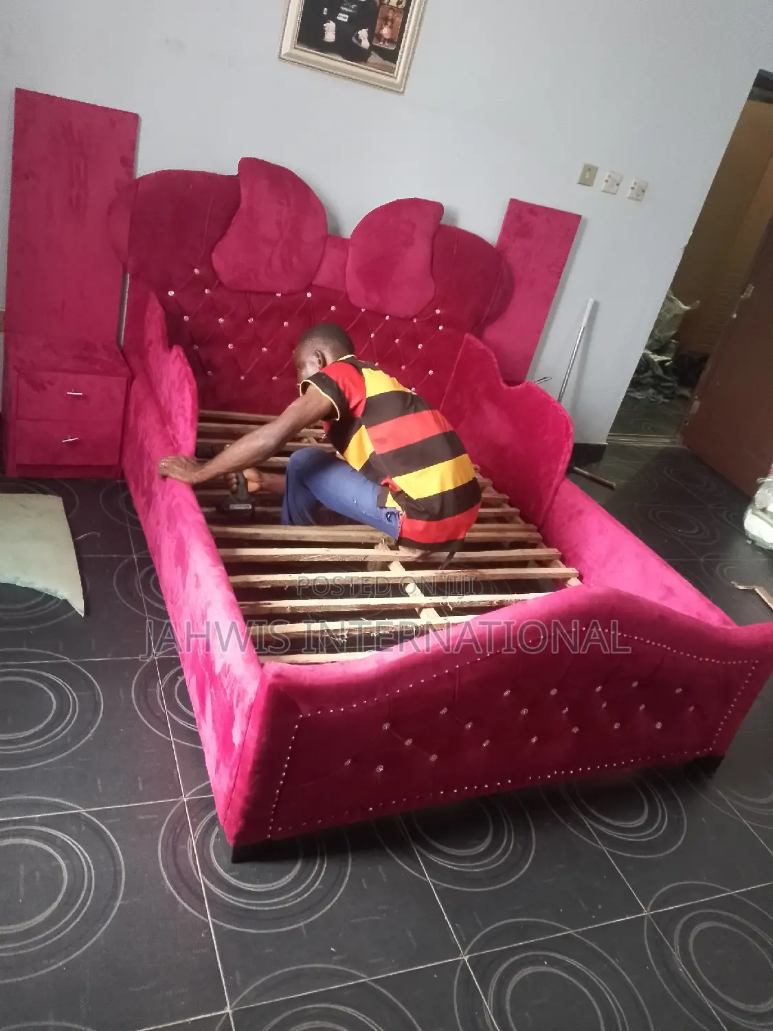 Minimouse Pink Color Baby Bed/Cot