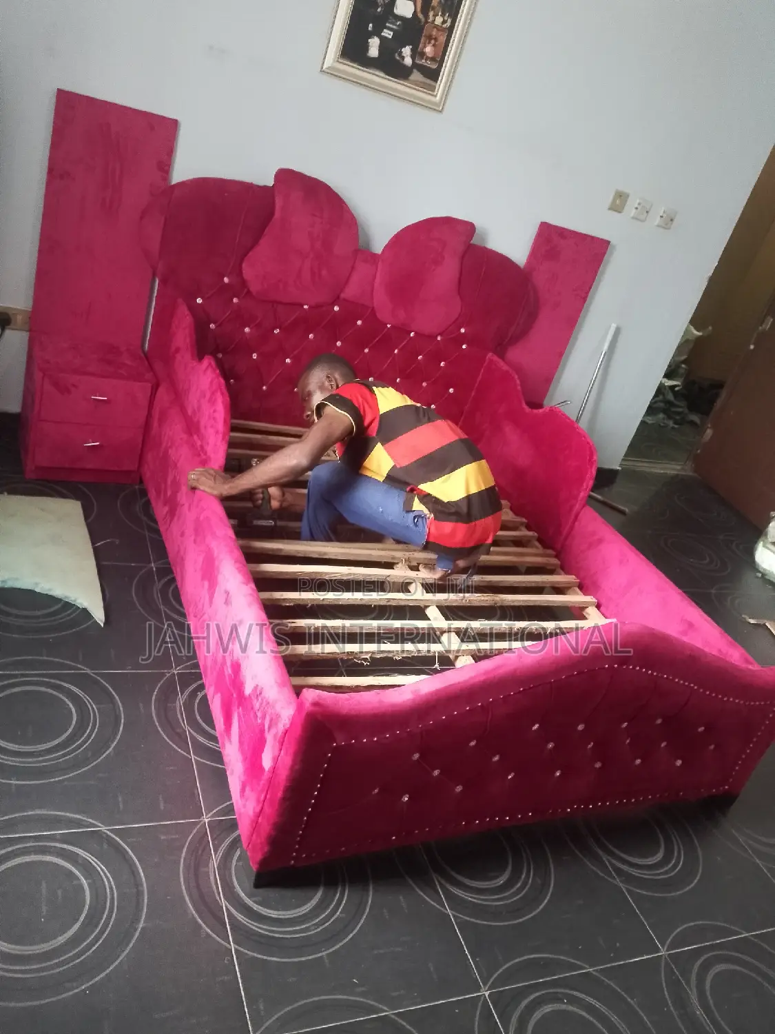 Minimouse Pink Color Baby Bed/Cot