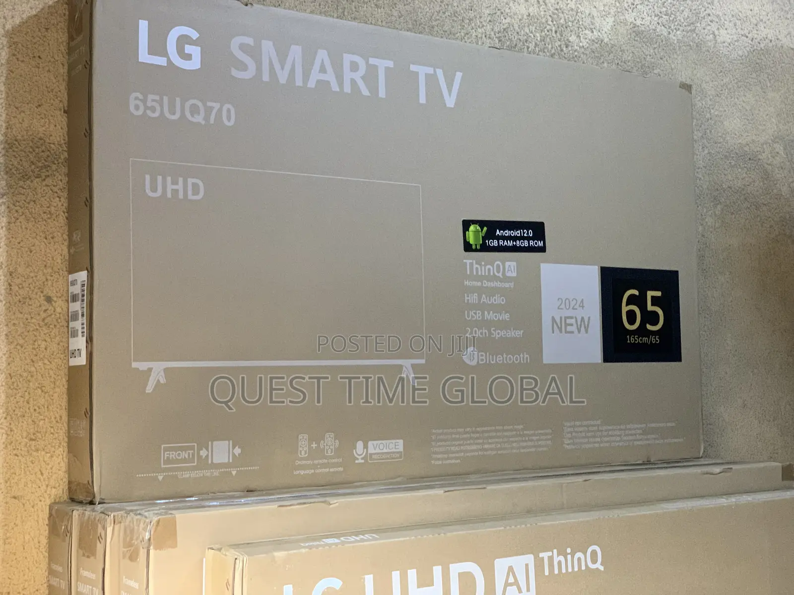 65 Inches With Voice Command