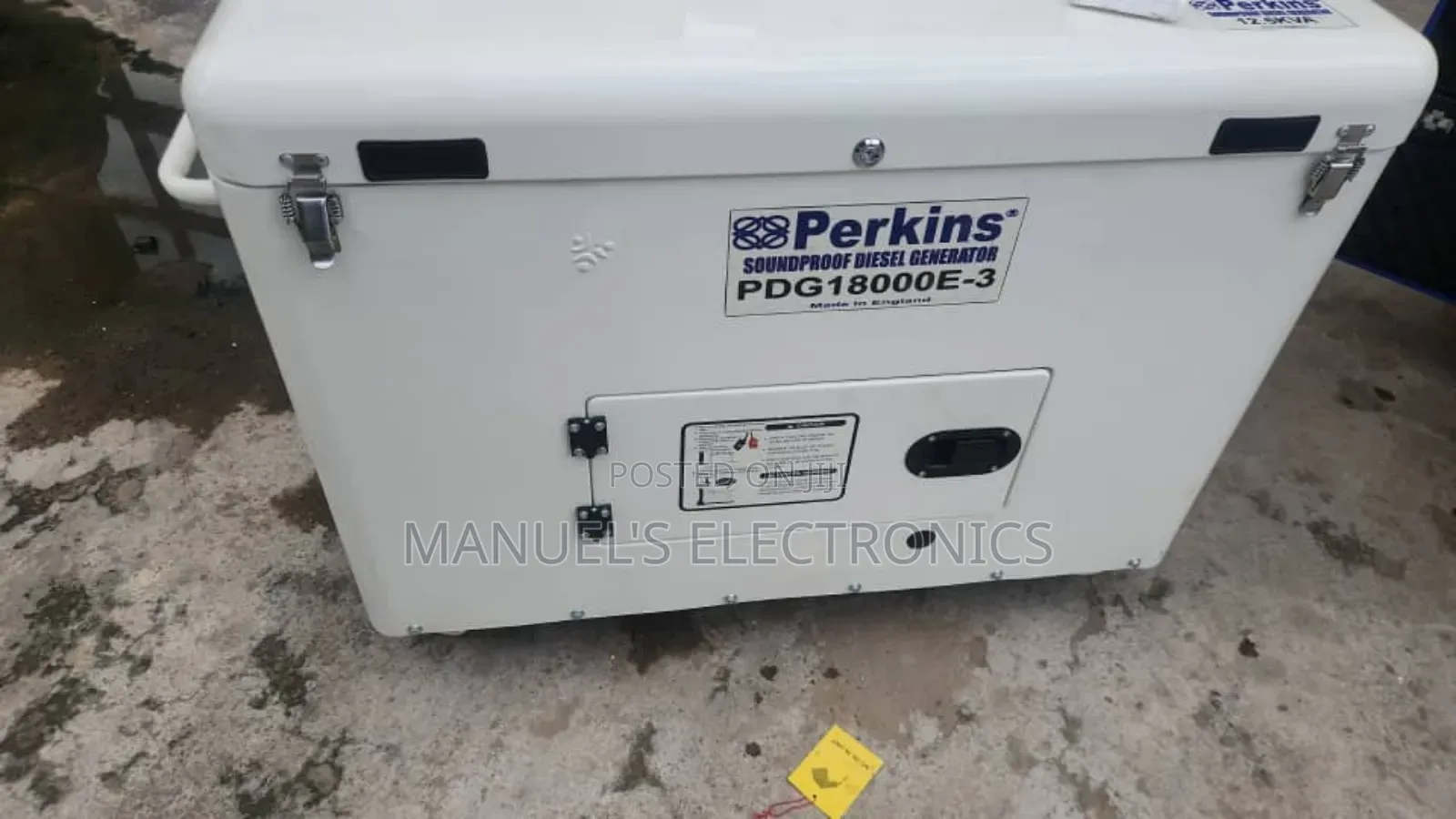 12kva Perkins Diesel Soundproof Generator 100% Copper Coil