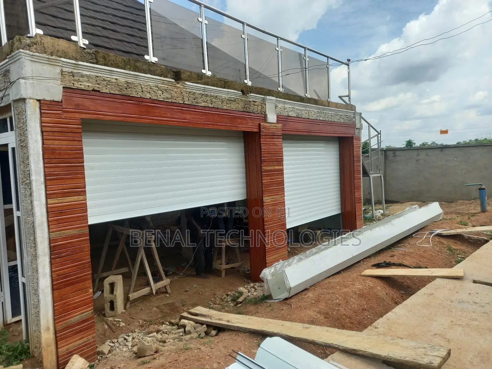 Garage Doors and Gates With Integrated Roller Shutters
