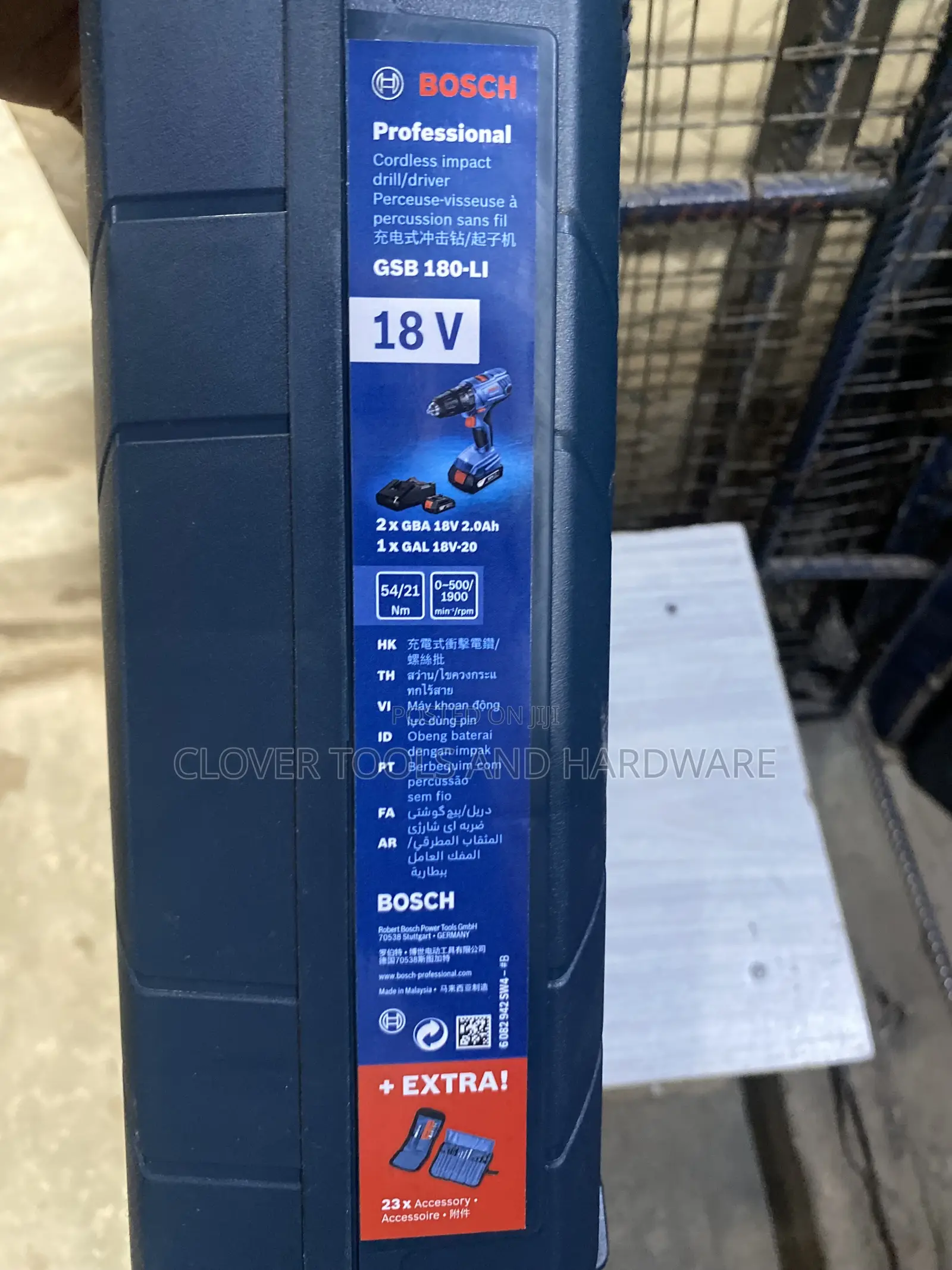 Bosch Cordless Impact Drill/ Driver 18V GSB 180 LI